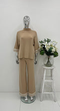 Load image into Gallery viewer, Enzoria premium crochet hem loungewear
