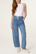 Load image into Gallery viewer, QED denim barrel leg trousers
