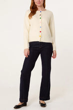 Load image into Gallery viewer, Heart button cardigan
