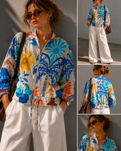 Load image into Gallery viewer, Tropical zip jacket
