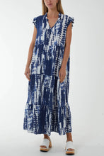 Load image into Gallery viewer, Tie dye tiered dress
