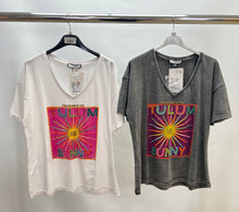 Load image into Gallery viewer, Tulum embellished cotton t-shirt
