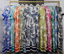 Load image into Gallery viewer, Safari print tunic dress
