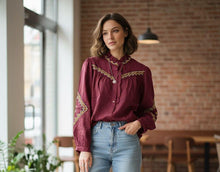 Load image into Gallery viewer, Embroidered shirt
