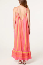 Load image into Gallery viewer, Aztec cheesecloth strap maxi dress
