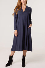 Load image into Gallery viewer, Jersey v-neck dress
