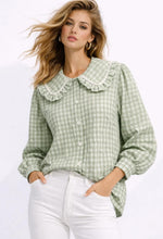 Load image into Gallery viewer, Gingham check shirt
