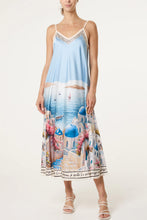 Load image into Gallery viewer, Satin landscape dress
