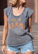 Load image into Gallery viewer, Good Karma cotton t-shirt
