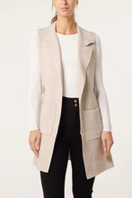 Load image into Gallery viewer, Soft knit collar waistcoat
