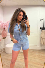 Load image into Gallery viewer, Redial denim playsuit
