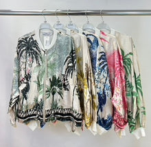 Load image into Gallery viewer, Palm tree bomber jacket

