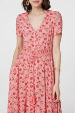Load image into Gallery viewer, Stella Morgan coral floral dress
