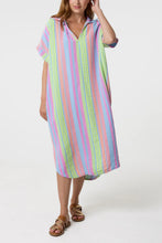 Load image into Gallery viewer, Aztec cheesecloth cotton dress
