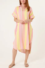 Load image into Gallery viewer, Aztec cheesecloth midi dress
