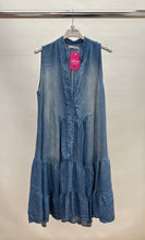 Load image into Gallery viewer, Denim sleeveless dress

