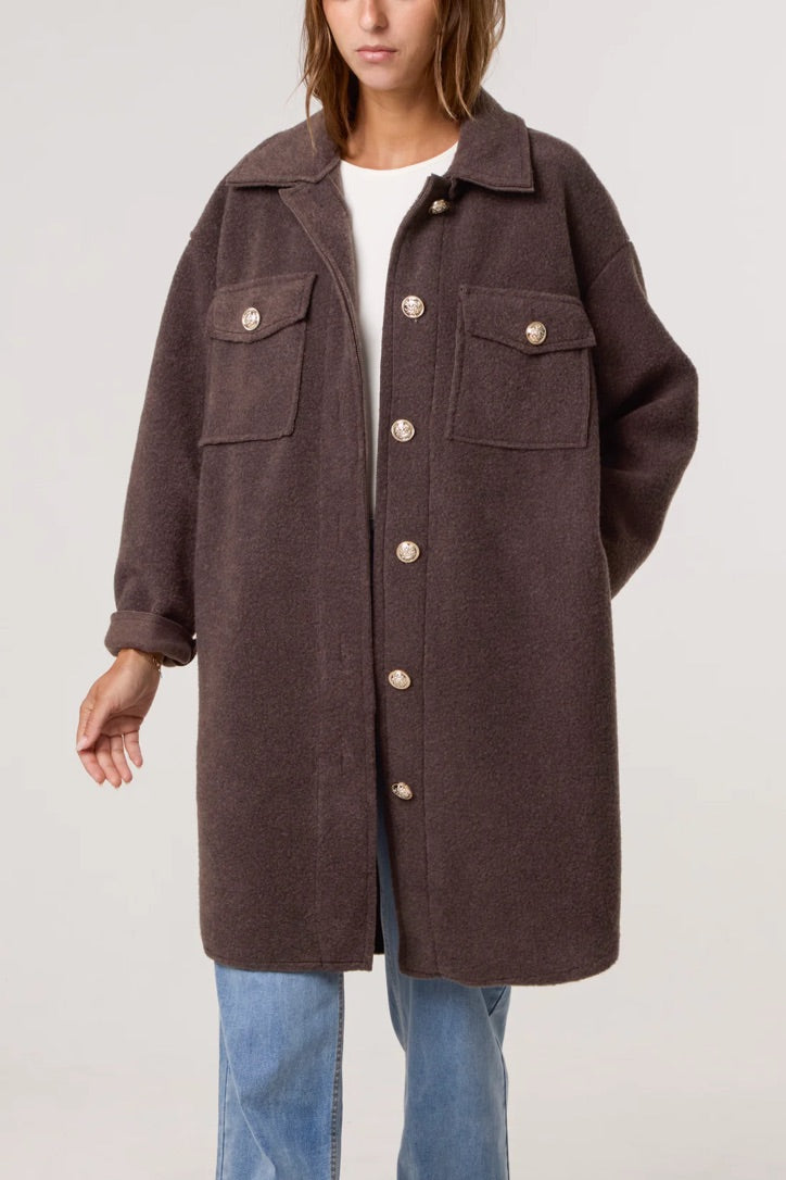 Soft boucle coat
