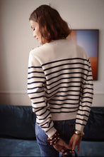 Load image into Gallery viewer, InApril 1986 breton stripe button jumper
