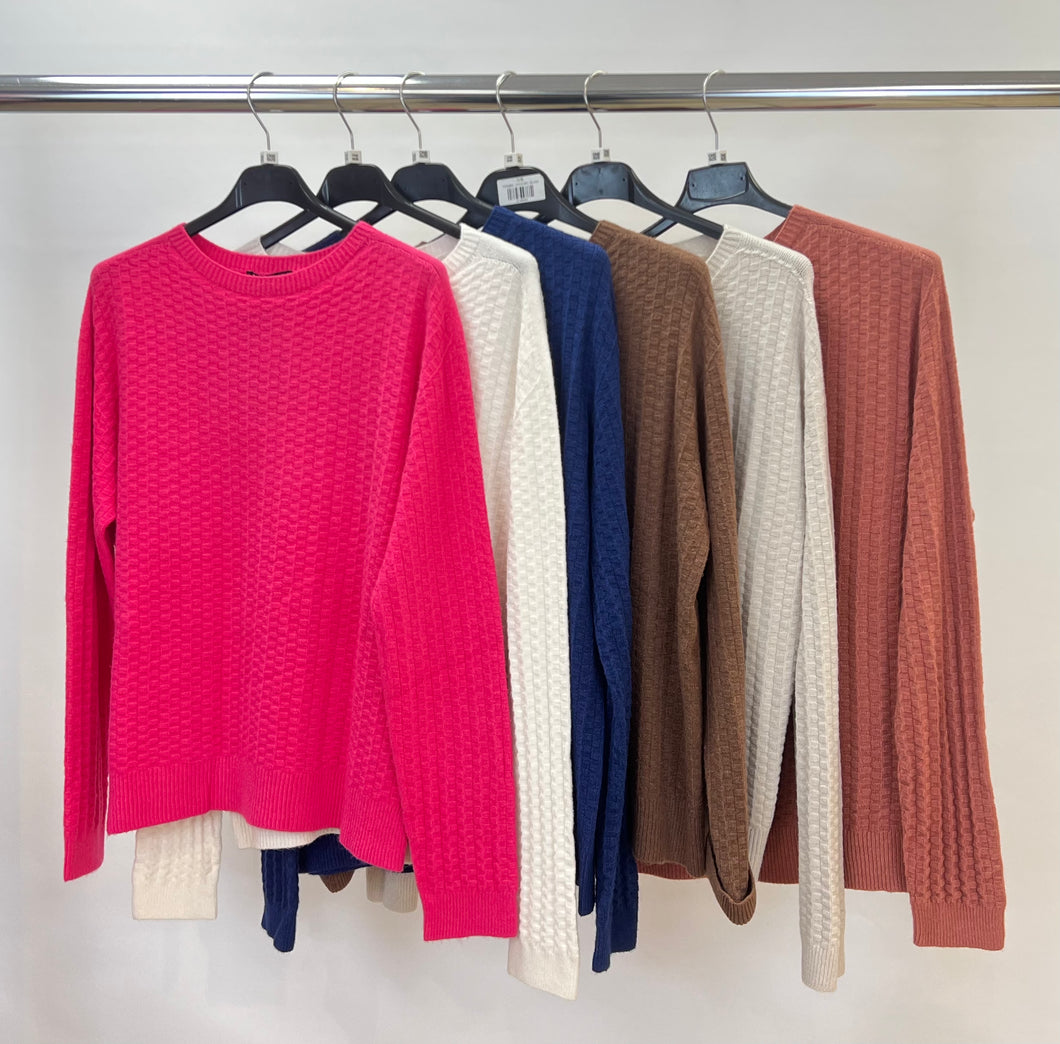 Alpini waffle knit jumper