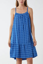 Load image into Gallery viewer, Printed strap mini dress

