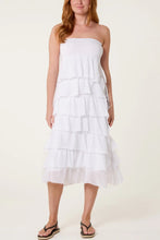 Load image into Gallery viewer, Tiered bandeau dress
