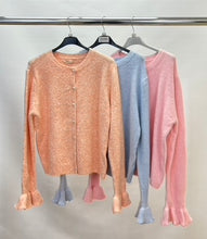 Load image into Gallery viewer, Moocci frill sleeve cardigan
