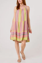 Load image into Gallery viewer, Aztec strap cotton dress
