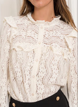 Load image into Gallery viewer, Kilky lace mesh shirt
