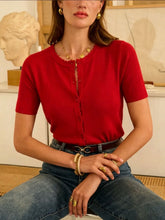Load image into Gallery viewer, InApril 1986 soft knit short sleeve jumper
