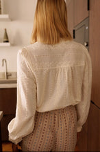 Load image into Gallery viewer, InApril 1986 embroidered cotton shirt
