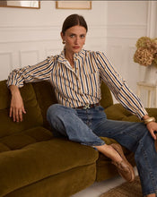 Load image into Gallery viewer, InApril 1986 cotton stripe overshirt
