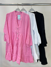 Load image into Gallery viewer, Plain cheesecloth cotton tunic
