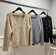 Load image into Gallery viewer, Sequin circle jumper
