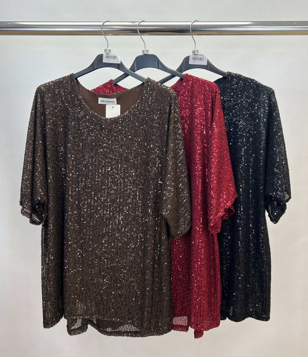 Sequin lined top