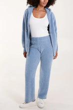 Load image into Gallery viewer, Fluffy zip loungewear set
