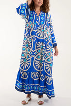 Load image into Gallery viewer, Abstract print maxi dress
