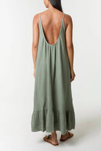 Load image into Gallery viewer, Cheesecloth strappy maxi dress
