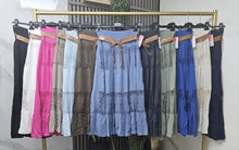 Load image into Gallery viewer, Tiered crochet skirt
