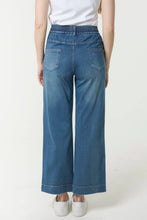 Load image into Gallery viewer, Denim straight leg trousers
