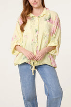 Load image into Gallery viewer, Floral sequin pocket shirt
