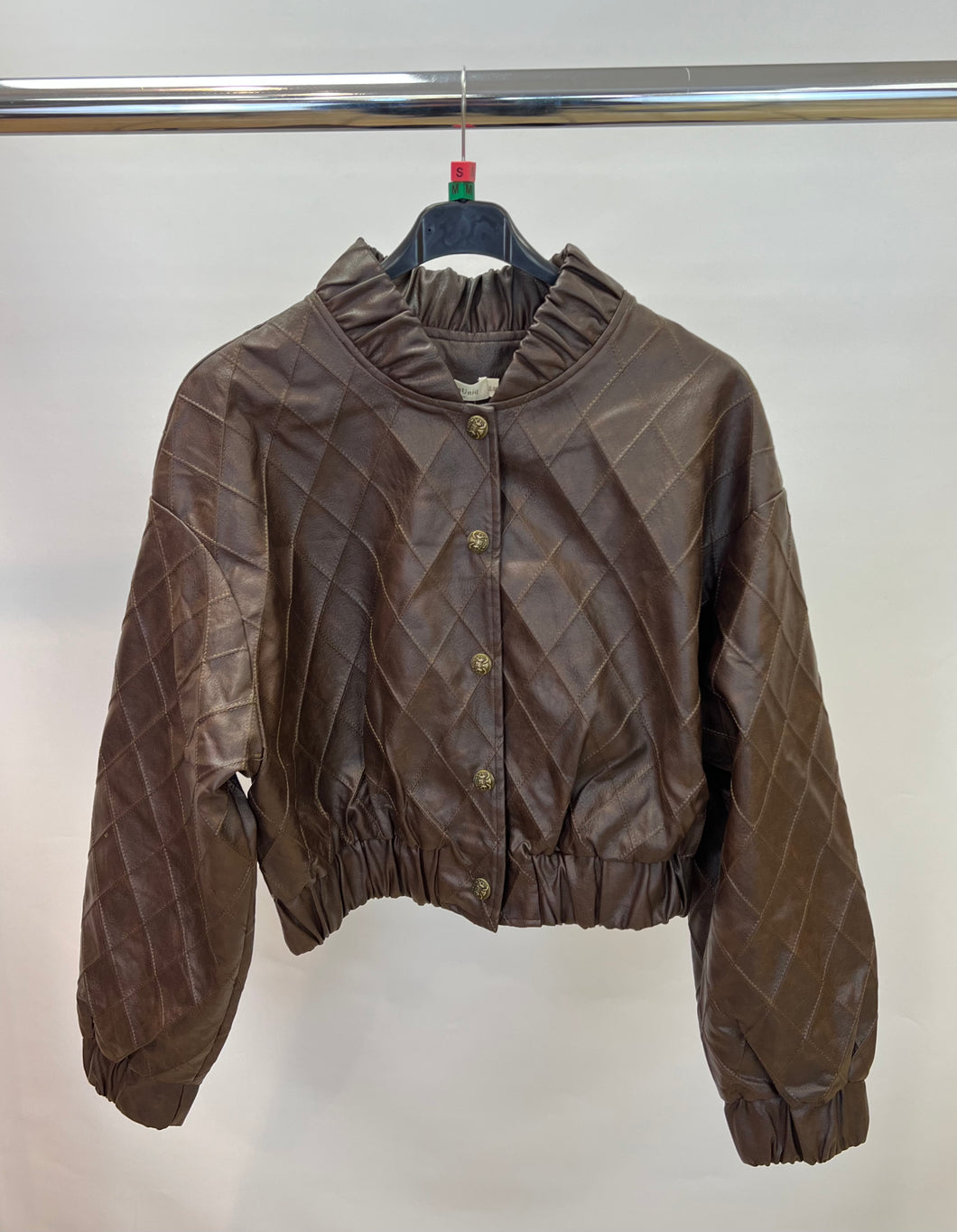 Faux leather jacket