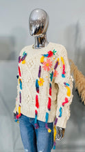 Load image into Gallery viewer, Rope detail knitted jumper
