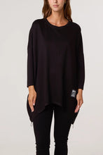 Load image into Gallery viewer, Plain oversized side zip sweatshirt
