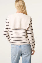 Load image into Gallery viewer, Stripe tie front cardigan

