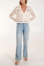 Load image into Gallery viewer, Square crochet cardigan
