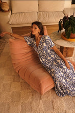 Load image into Gallery viewer, InApril 1986 white blue maxi dress
