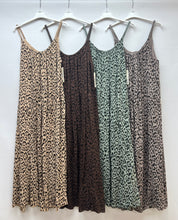 Load image into Gallery viewer, Leopard print strap dress
