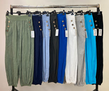 Load image into Gallery viewer, Cotton button trouser
