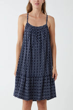 Load image into Gallery viewer, Printed strap mini dress
