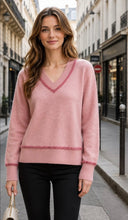 Load image into Gallery viewer, Studio Amour contrast jumper
